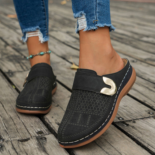 Mia - Chic Wedge Sandals