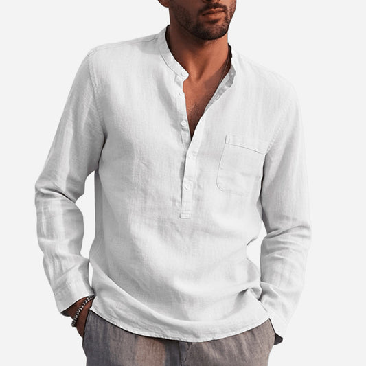 Noir-Ultra Comfortable Linen Shirt