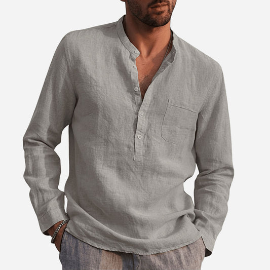 Noir-Ultra Comfortable Linen Shirt