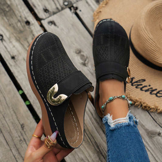 Mia - Chic Wedge Sandals
