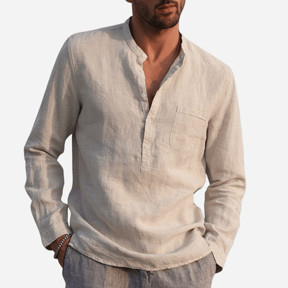 Noir-Ultra Comfortable Linen Shirt