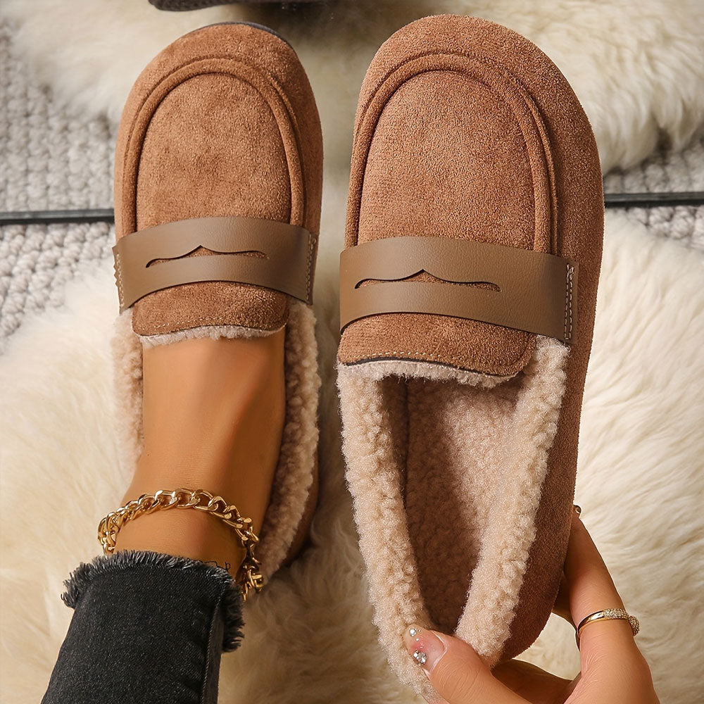 Aria Cozy Fur Loafers