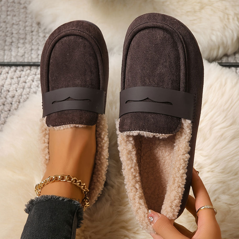 Aria Cozy Fur Loafers