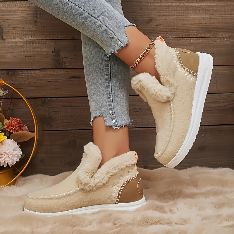 FrostHaven Cozy Boots – Plush Warmth with Everyday Elegance