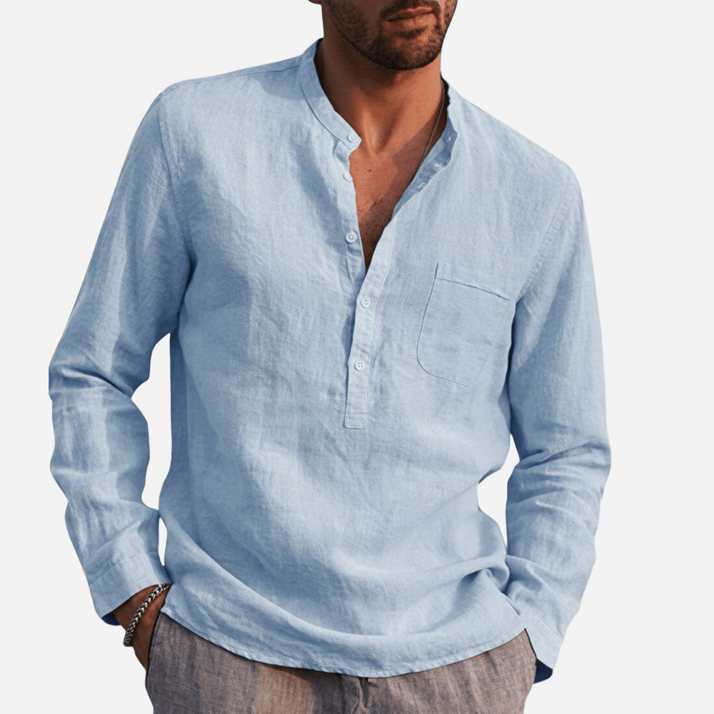 Noir-Ultra Comfortable Linen Shirt