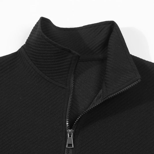 Motion-Ultra Comfortable Zipper Polo Shirt