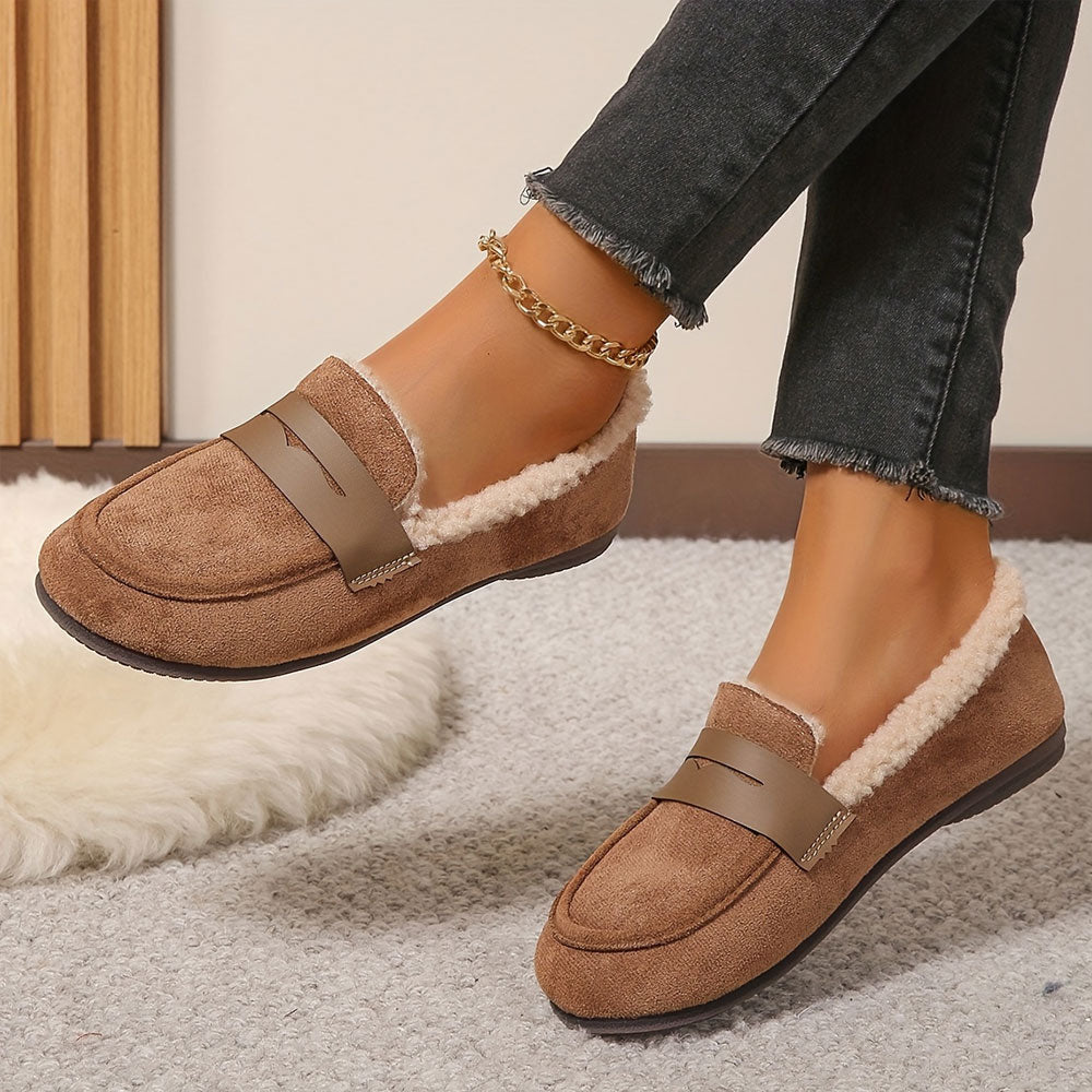 Aria Cozy Fur Loafers
