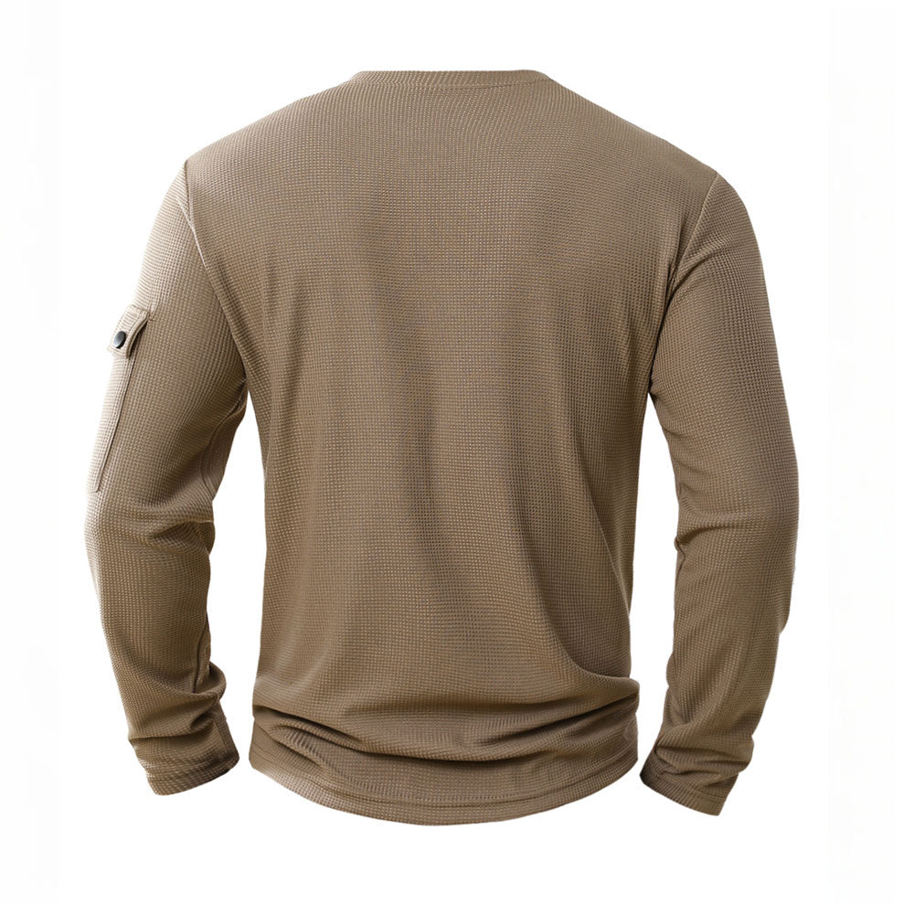 Rustic-Ultra Comfortable Henley Shirt