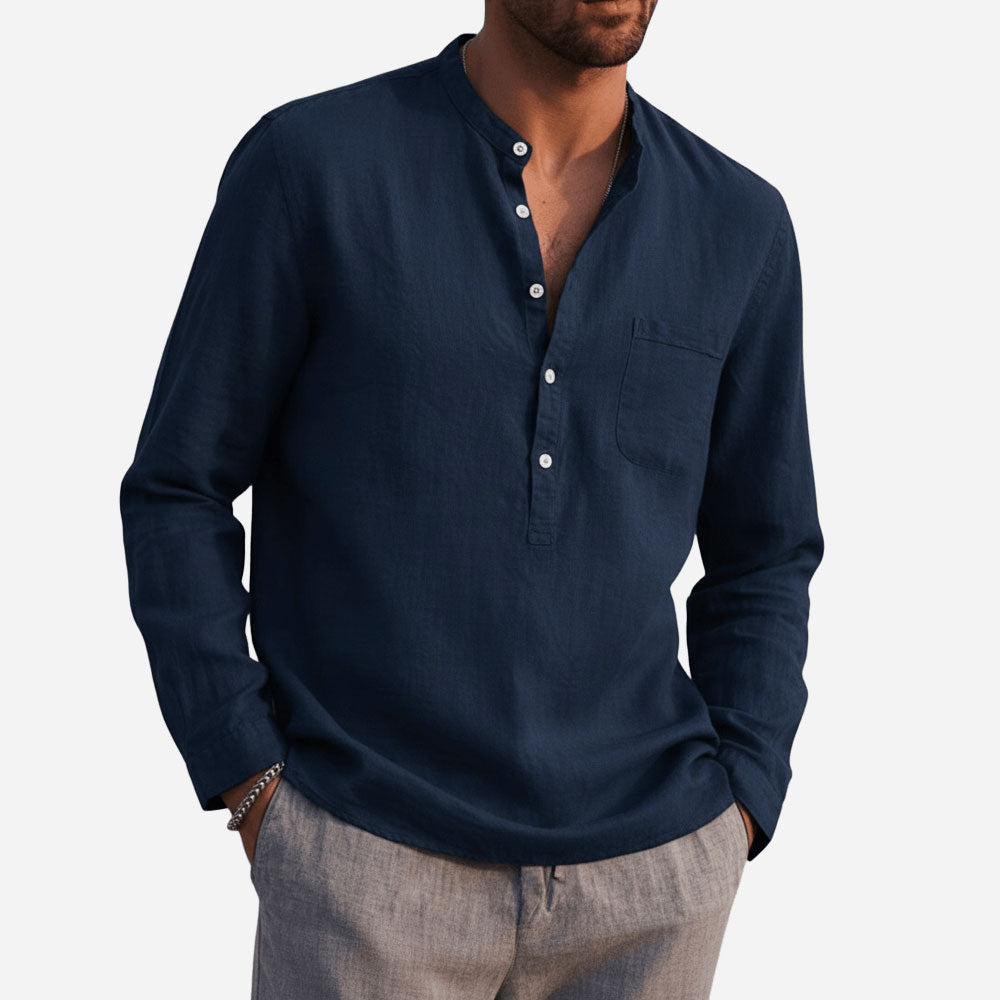 Noir-Ultra Comfortable Linen Shirt