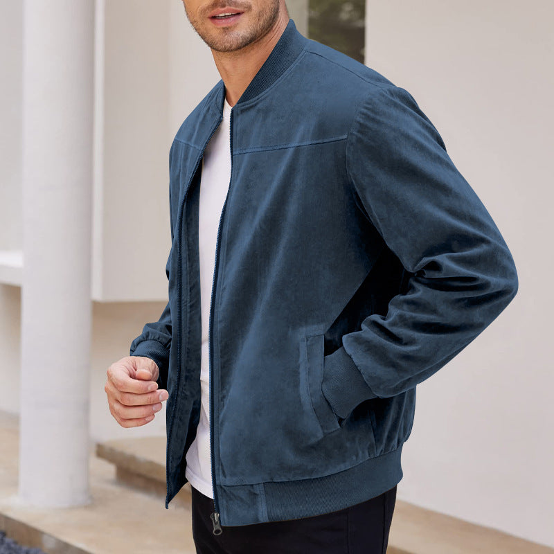 Helix-Men's Ultra Comfortable Suede Jacket