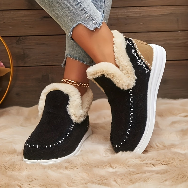 FrostHaven Cozy Boots – Plush Warmth with Everyday Elegance