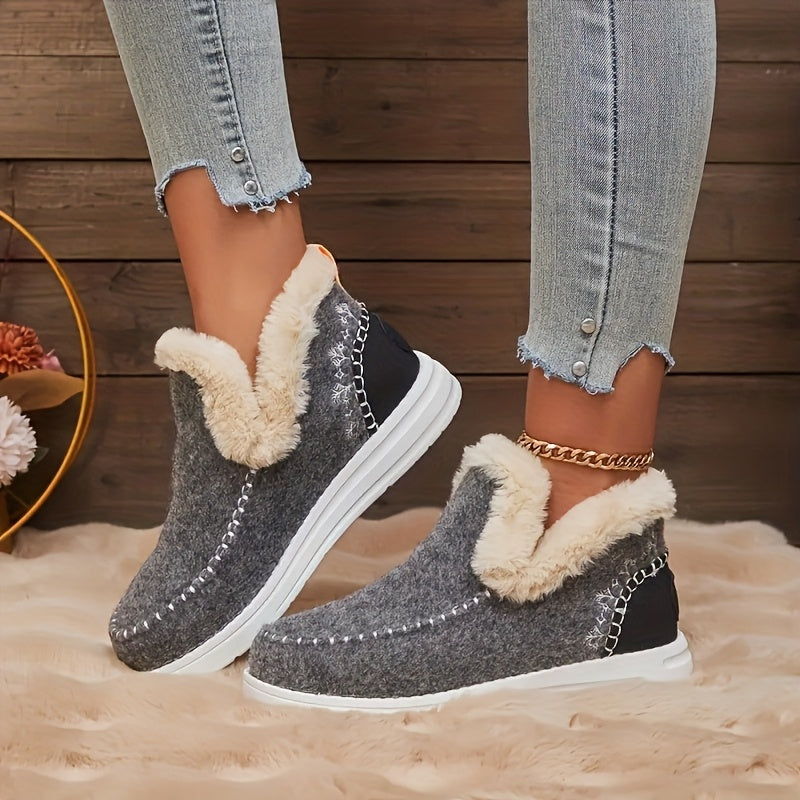 FrostHaven Cozy Boots – Plush Warmth with Everyday Elegance