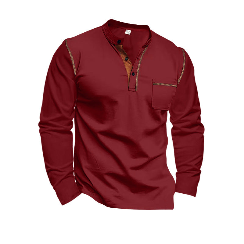 Skyline-Ultra Comfortable Henley Shirt