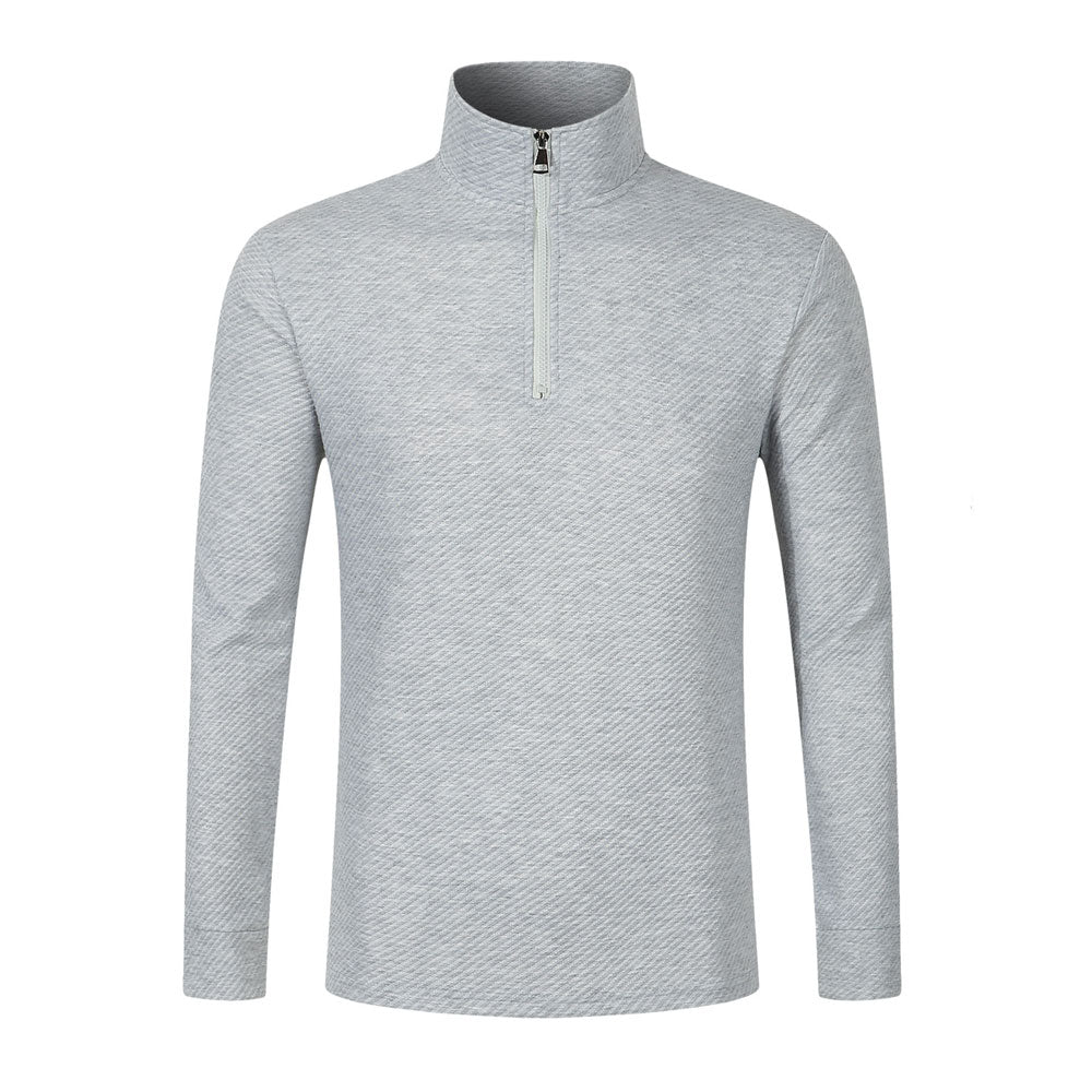 Motion-Ultra Comfortable Zipper Polo Shirt