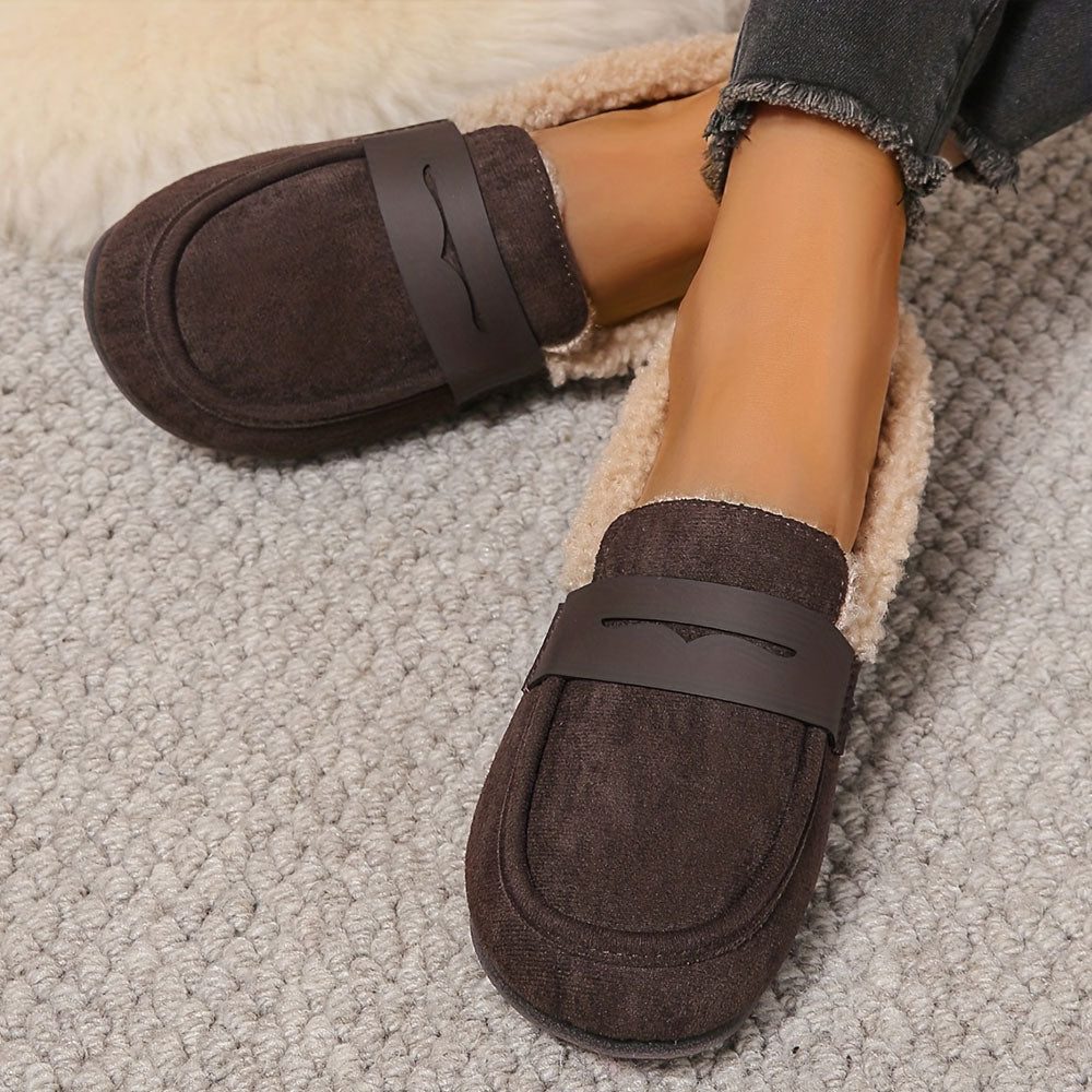 Aria Cozy Fur Loafers