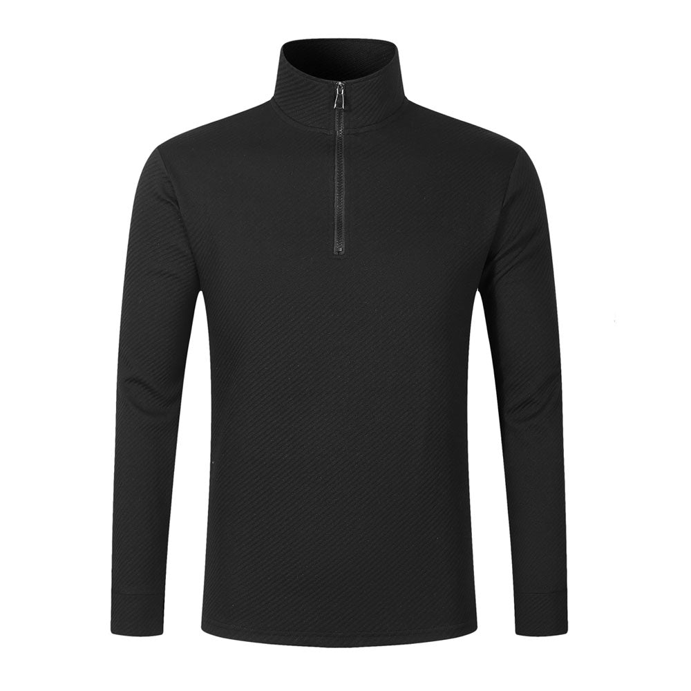 Motion-Ultra Comfortable Zipper Polo Shirt