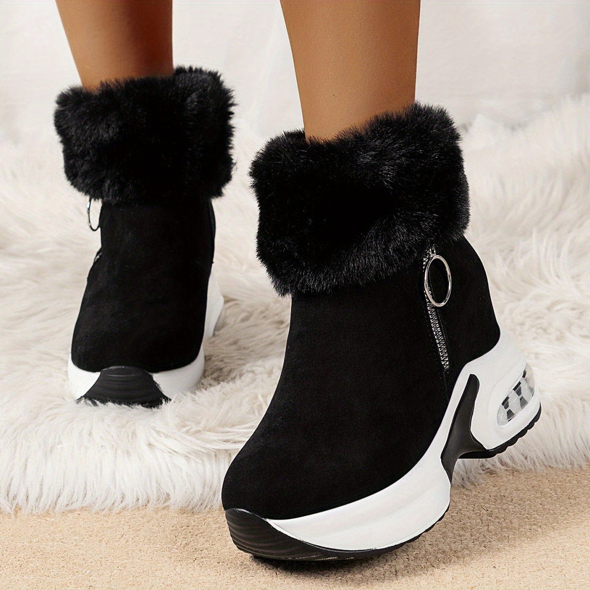 ArcticLift Warm Boots – Height, Warmth & Effortless Elegance