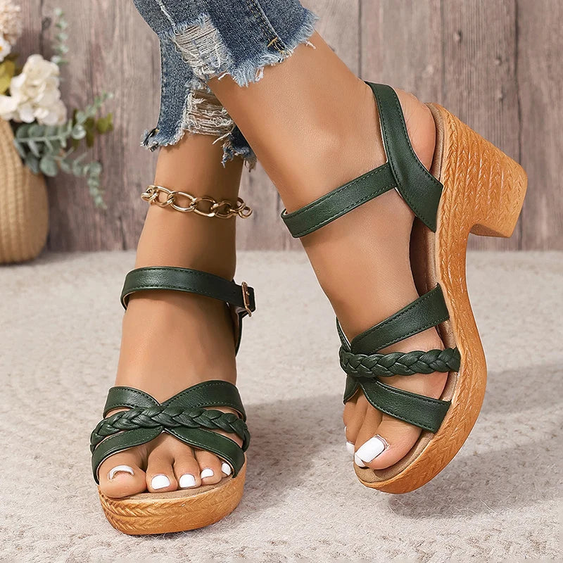 Comfort Chunky Gladiator Sandals