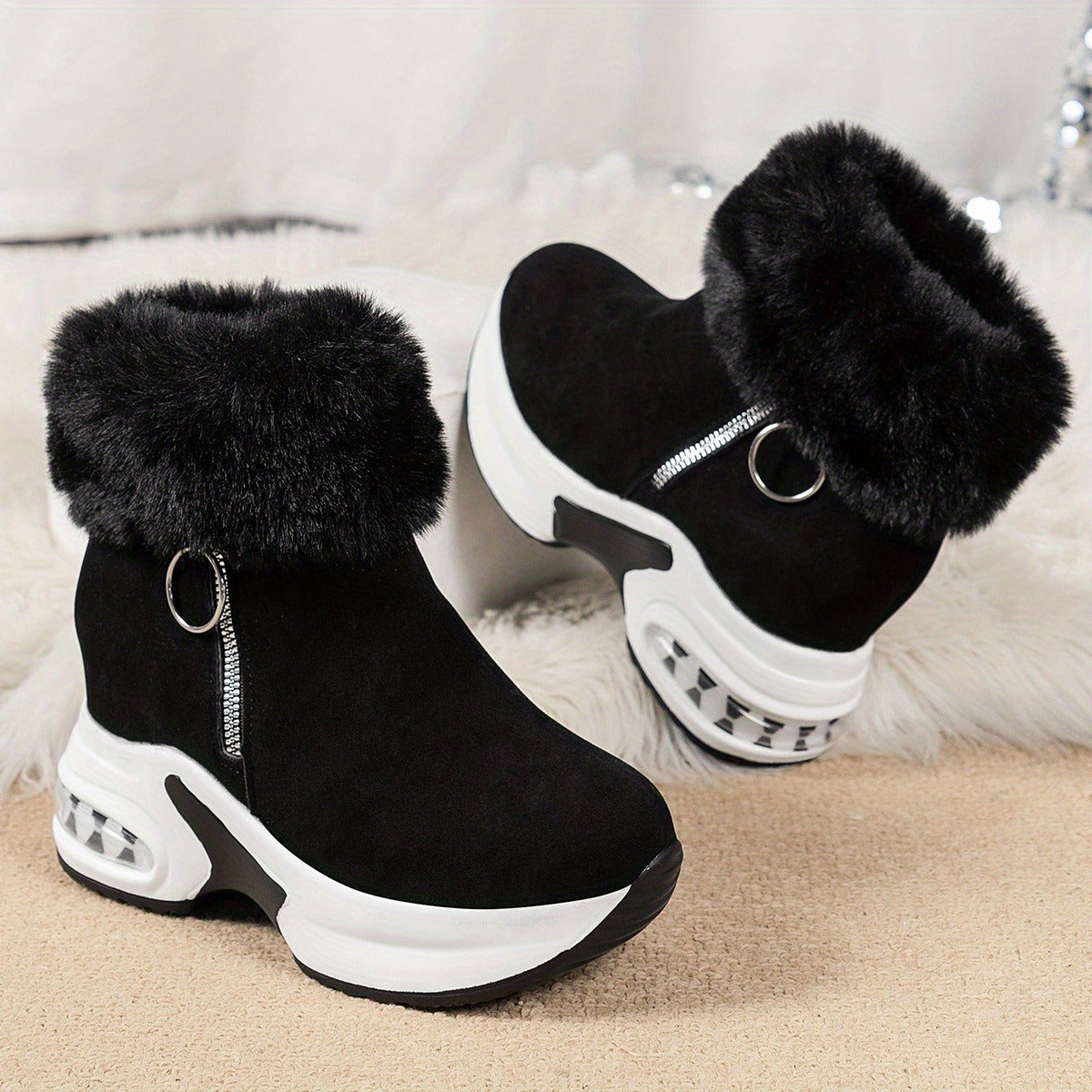 ArcticLift Warm Boots – Height, Warmth & Effortless Elegance