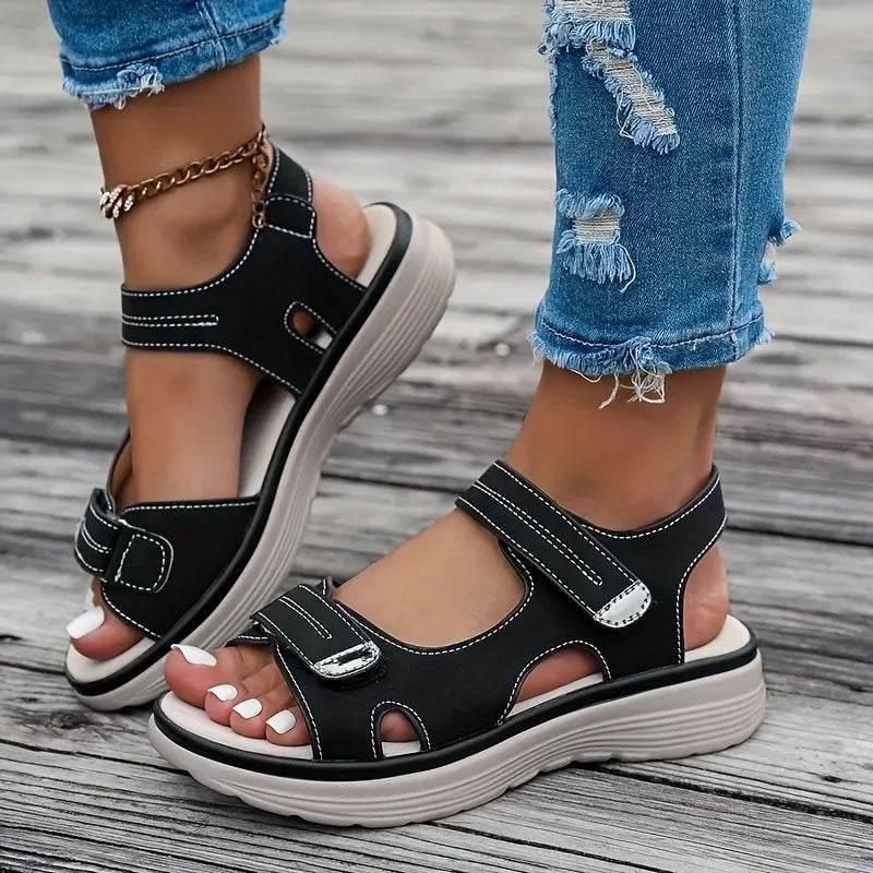 Sienna Casual Wedge Sandals