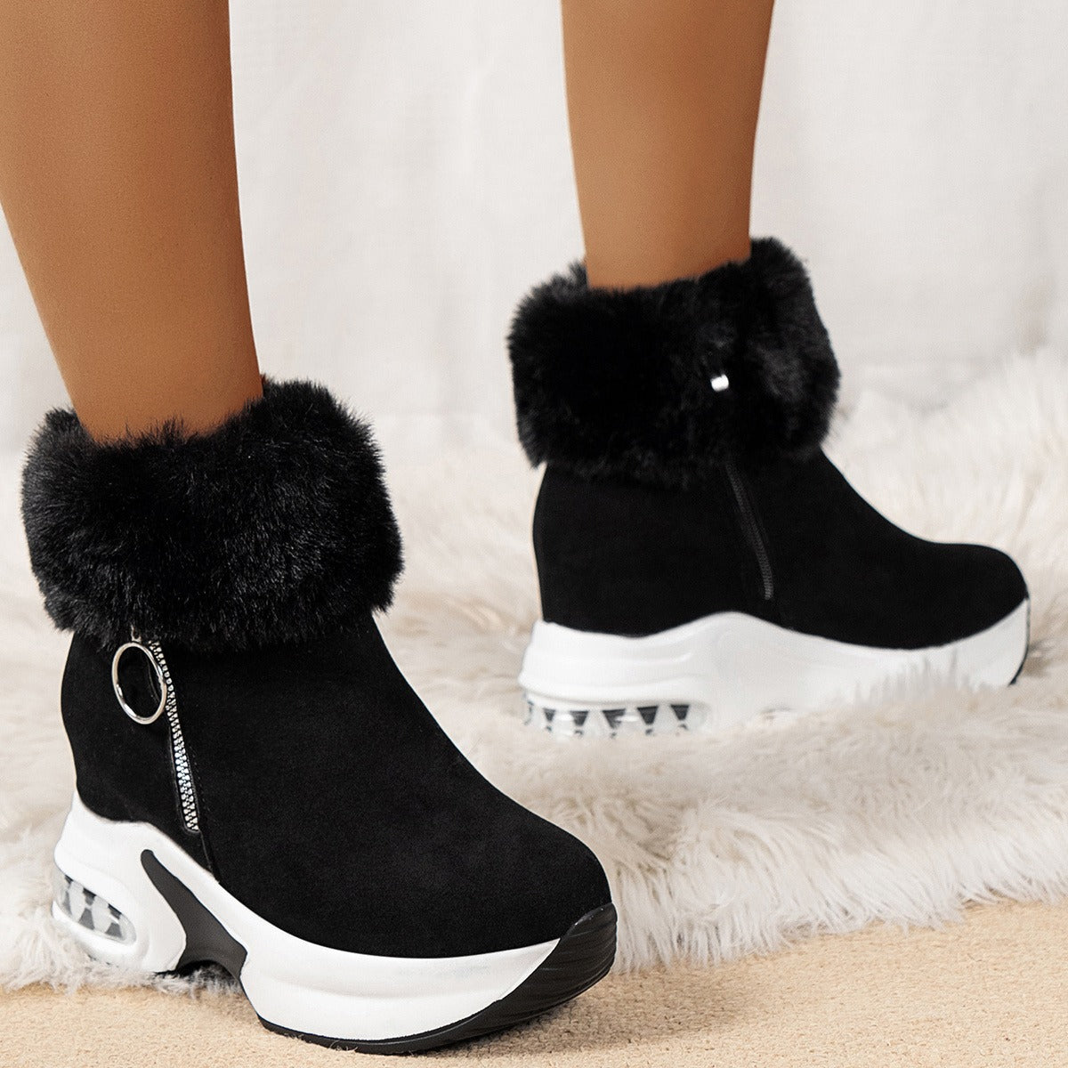 ArcticLift Warm Boots – Height, Warmth & Effortless Elegance