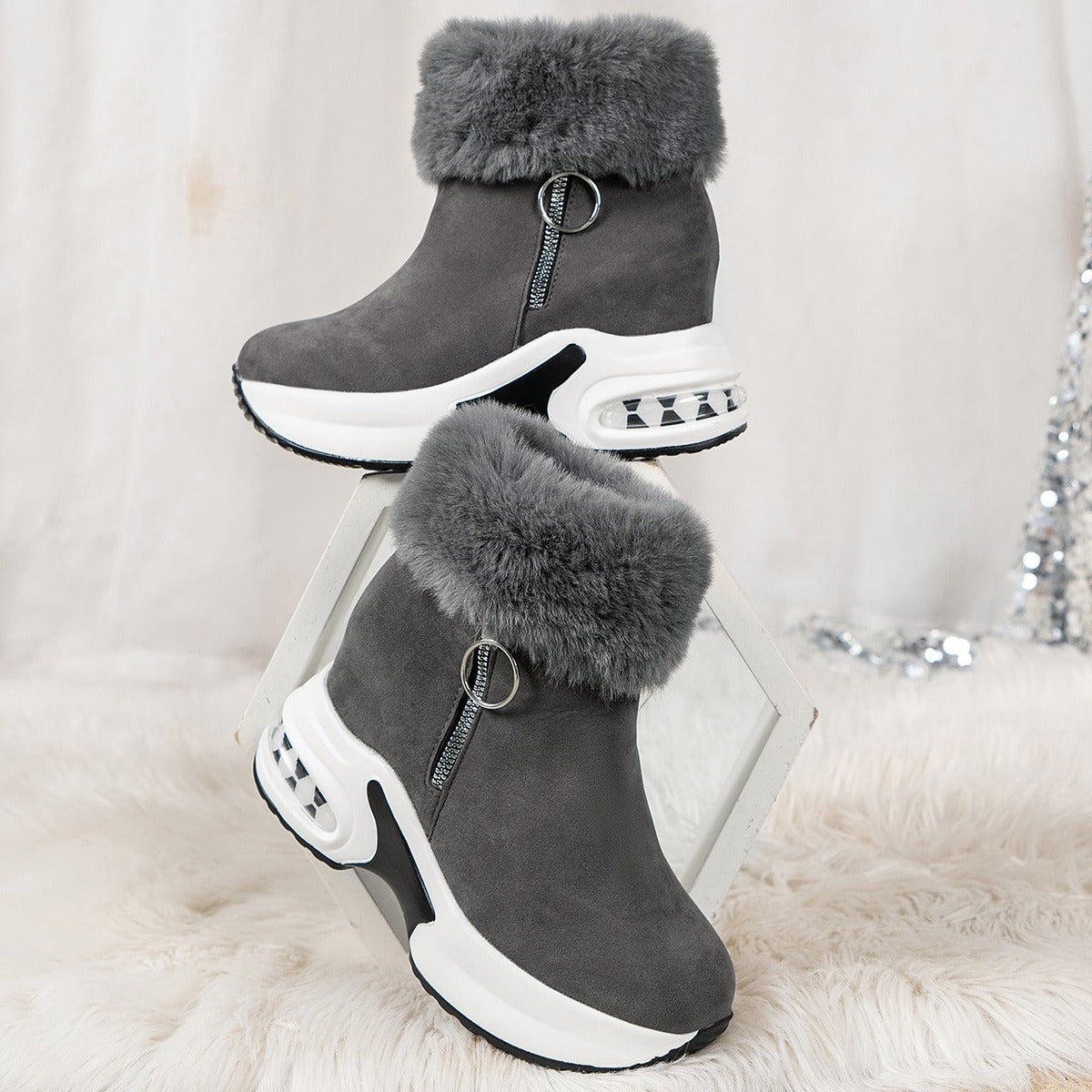 ArcticLift Warm Boots – Height, Warmth & Effortless Elegance