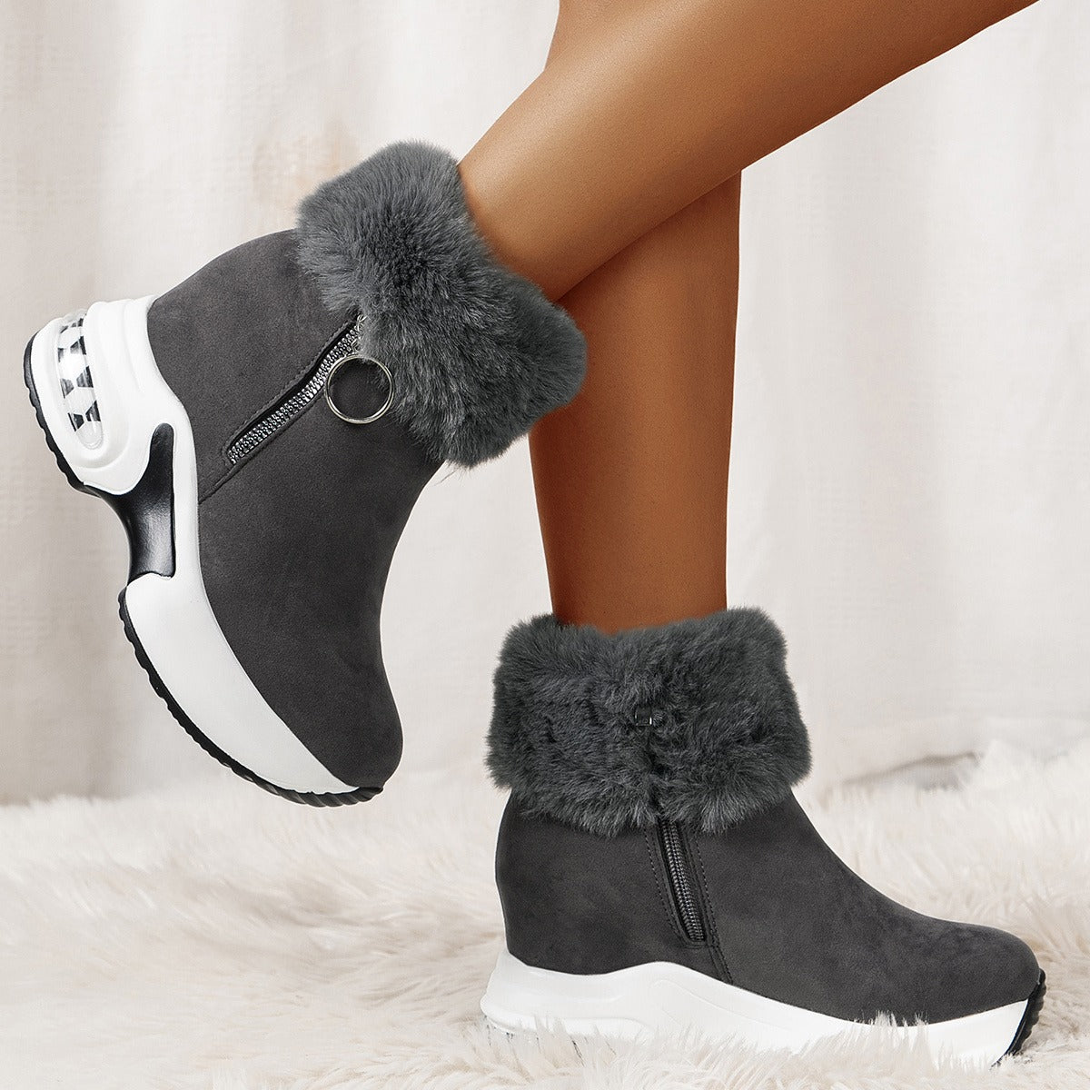 ArcticLift Warm Boots – Height, Warmth & Effortless Elegance