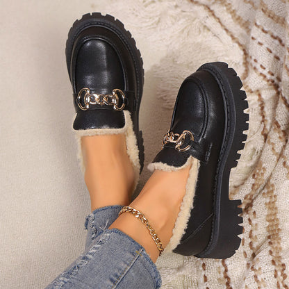 Adele Cozy Chain Loafers