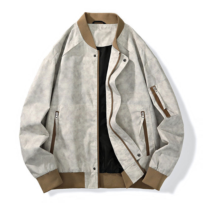 Stonewash Bomber Jacket