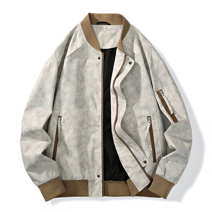 Stonewash Bomber Jacket