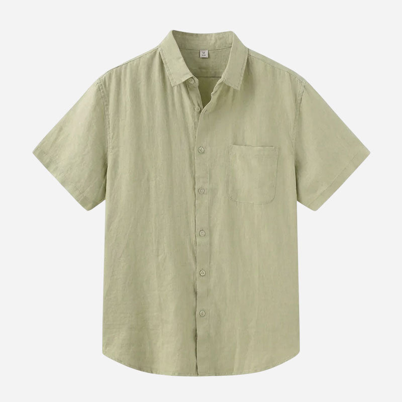 Senra Men's Linen Short Sleeve Shirt