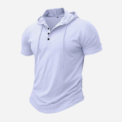 Westford Men’s Hooded Henley T-Shirt