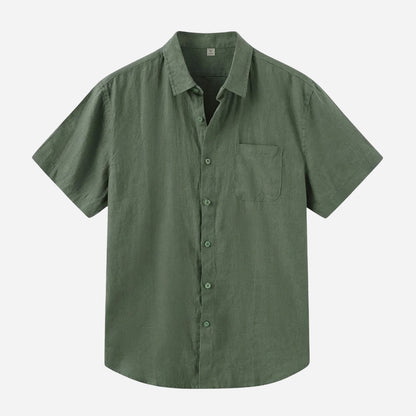 Senra Men's Linen Short Sleeve Shirt