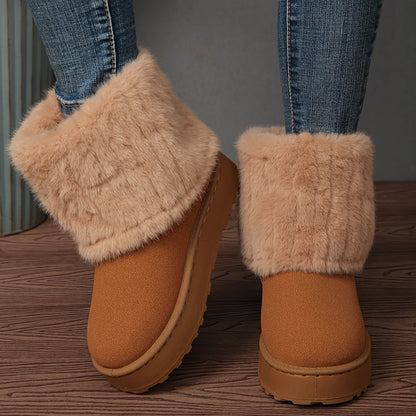 FrostEase Plush Boots – Effortless Warmth & Winter Comfort