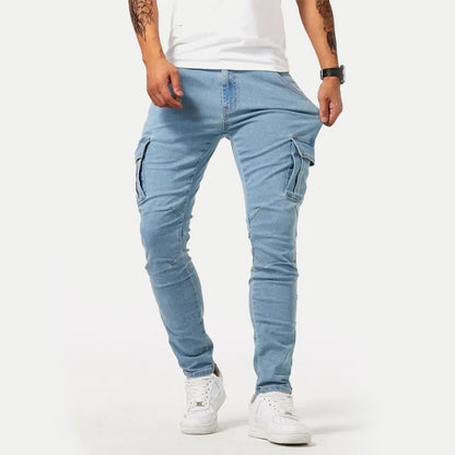 Vanguard High-Stretch Skinny Cargo Jeans