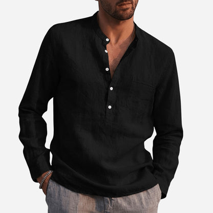 Noir-Ultra Comfortable Linen Shirt