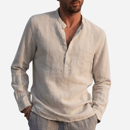 Noir-Ultra Comfortable Linen Shirt
