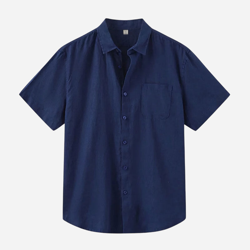 Senra Men's Linen Short Sleeve Shirt