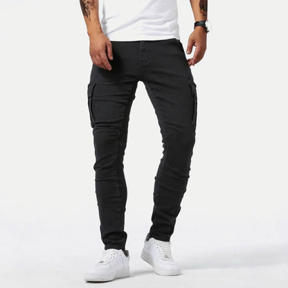 Vanguard High-Stretch Skinny Cargo Jeans