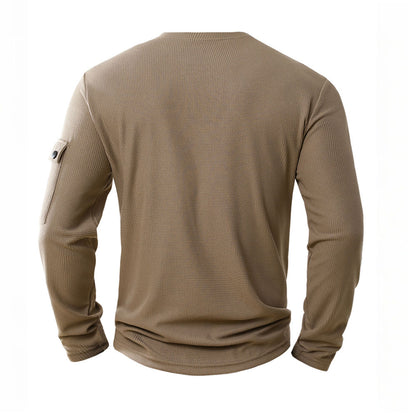 Rustic-Ultra Comfortable Henley Shirt