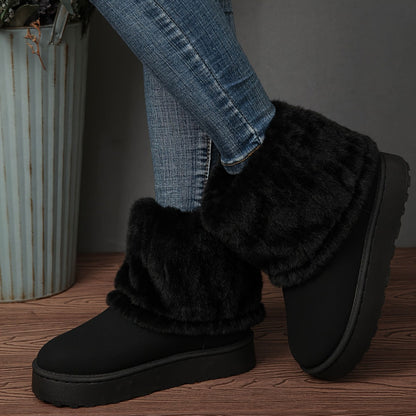 FrostEase Plush Boots – Effortless Warmth & Winter Comfort