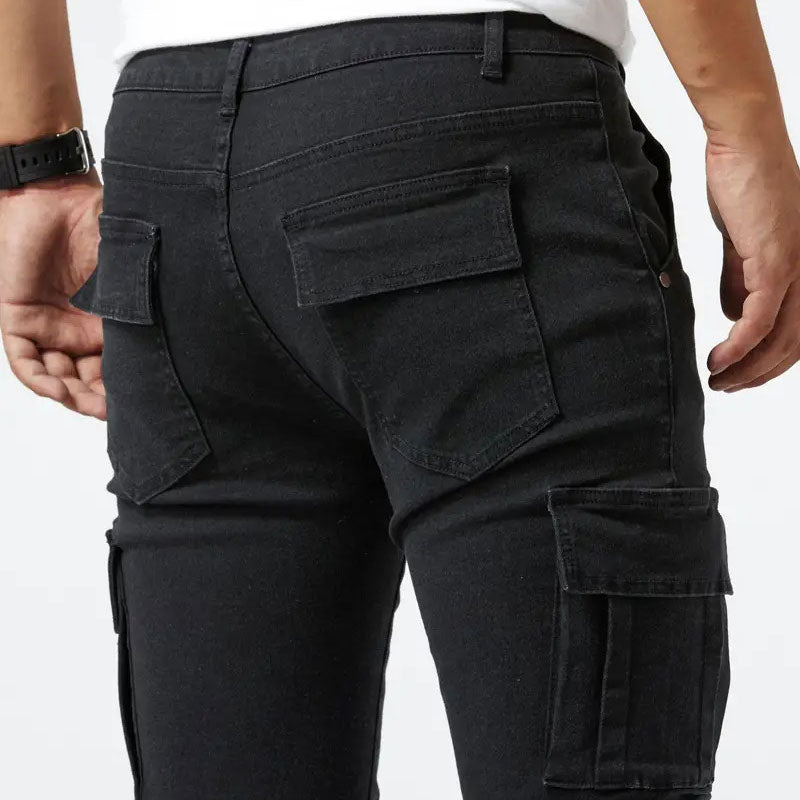 Vanguard High-Stretch Skinny Cargo Jeans