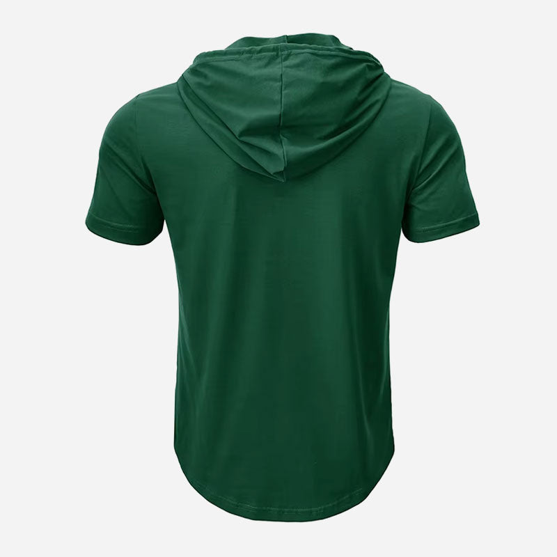 Westford Men’s Hooded Henley T-Shirt