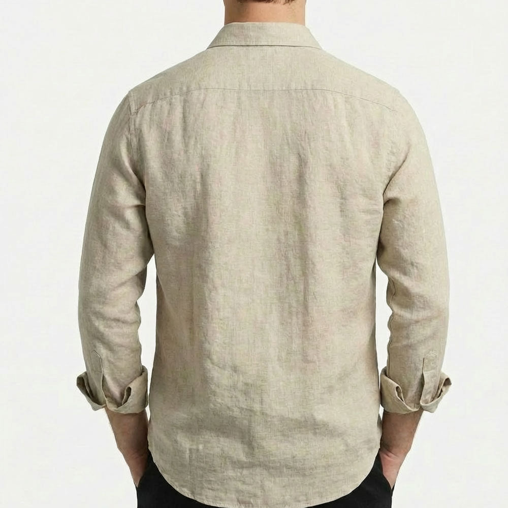 Bareen-Men's Ultra Comfortable Linen Shirt