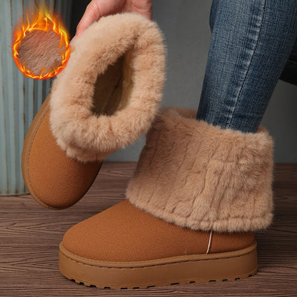 FrostEase Plush Boots – Effortless Warmth & Winter Comfort