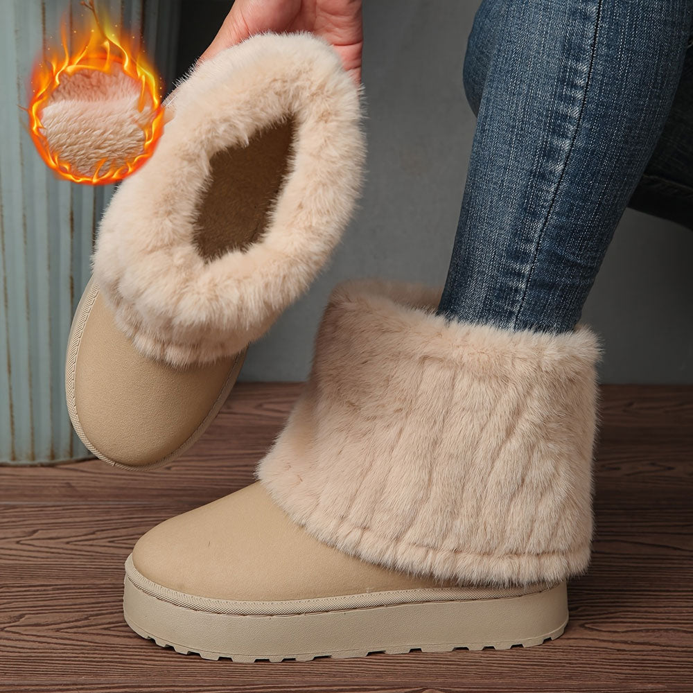 FrostEase Plush Boots – Effortless Warmth & Winter Comfort