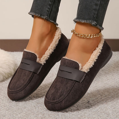 Aria Cozy Fur Loafers