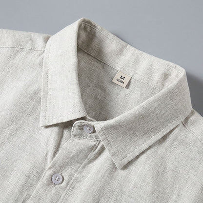 Senra Men's Linen Short Sleeve Shirt