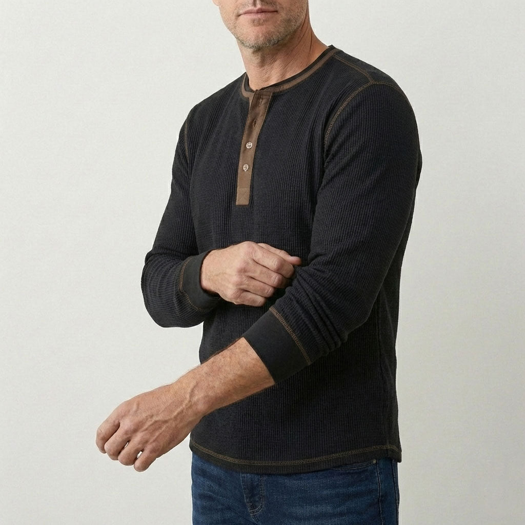 Arlow Textured Henley Shirt