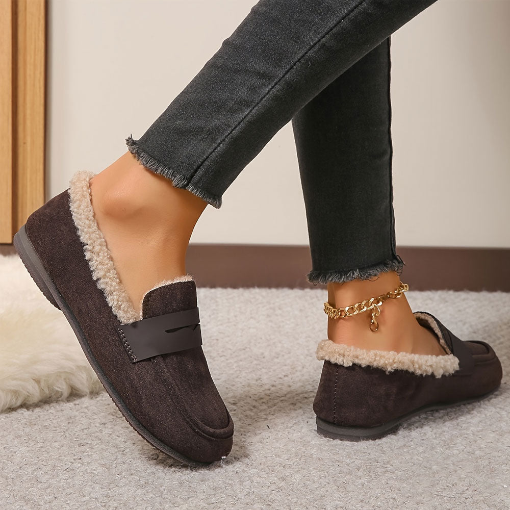 Aria Cozy Fur Loafers
